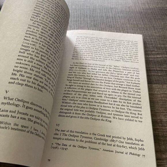 Oedipus the king Book (sophocles) - Picture 8 of 9